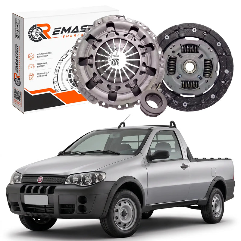 Kit de Embreagem Fiat Strada 1.3 8V e 16V - 2001 Até 2004